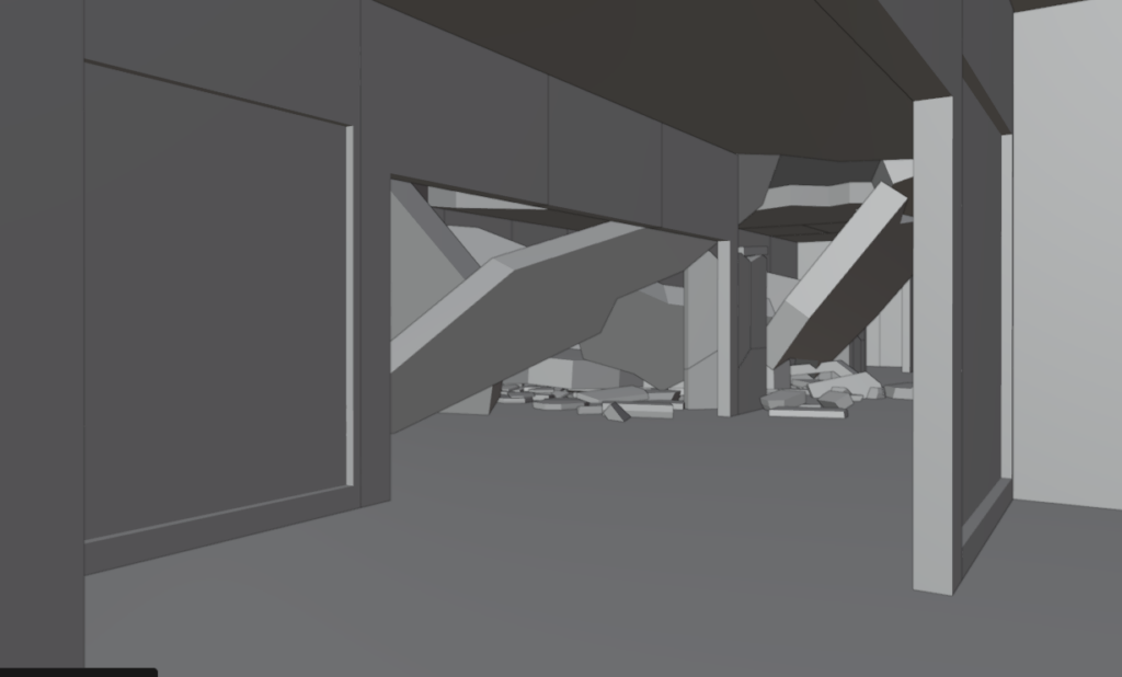 Neotexturovaný model chodby, č.2
Program: Blender